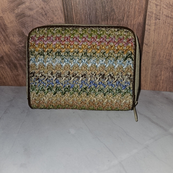 Rosetti nwot multi piece woven multi color shoulder bag and pouch new with tag - Picture 6 of 13